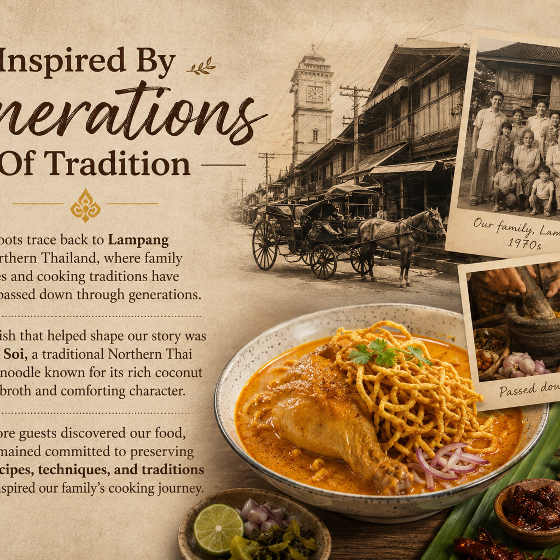 Inspired By Generations Of Tradition