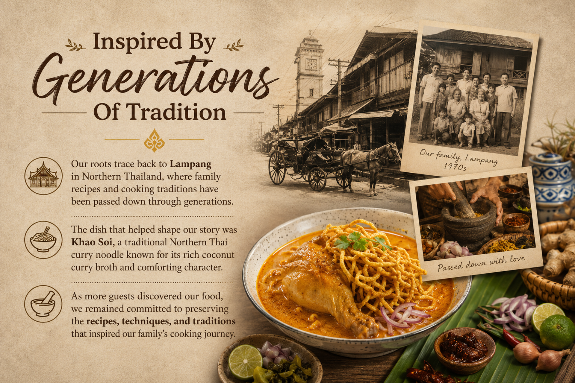 Inspired By Generations Of Tradition