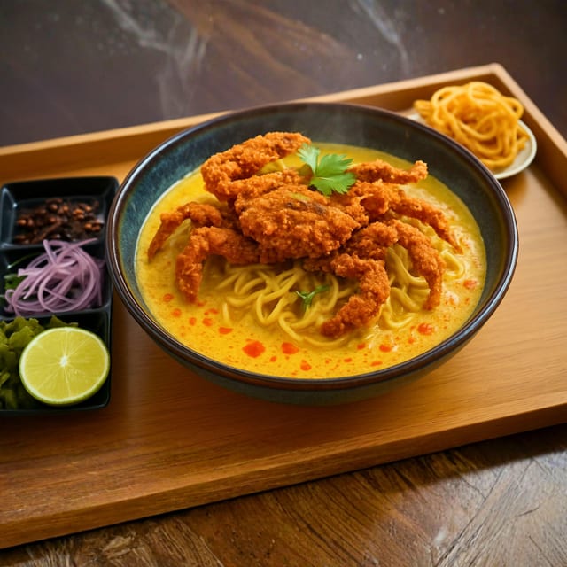 Soft Shell Crab Khao Soi