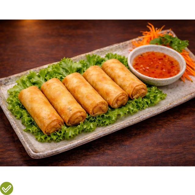 Veggie Spring Rolls (5 Pcs)