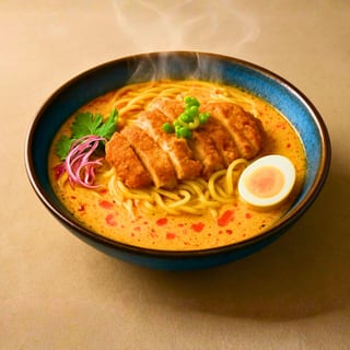 Pork Cutlet Khao soi