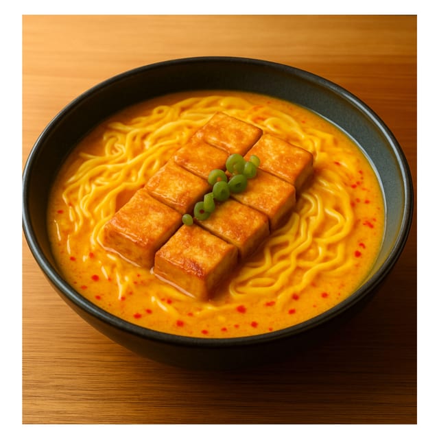 Fried Tofu Khao Soi