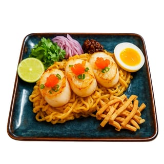 Dry Khao soi Shrimp